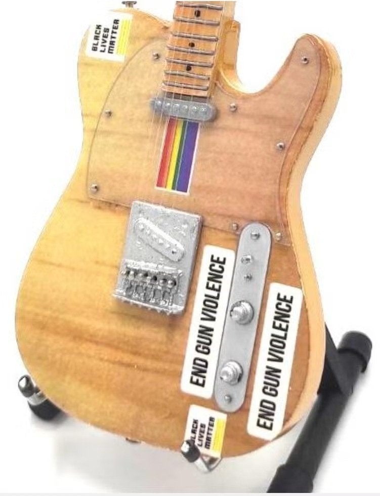 Miniatuurreplica Fender Telecaster gitaar - Harry Styles, Ophalen of Verzenden, Nieuw
