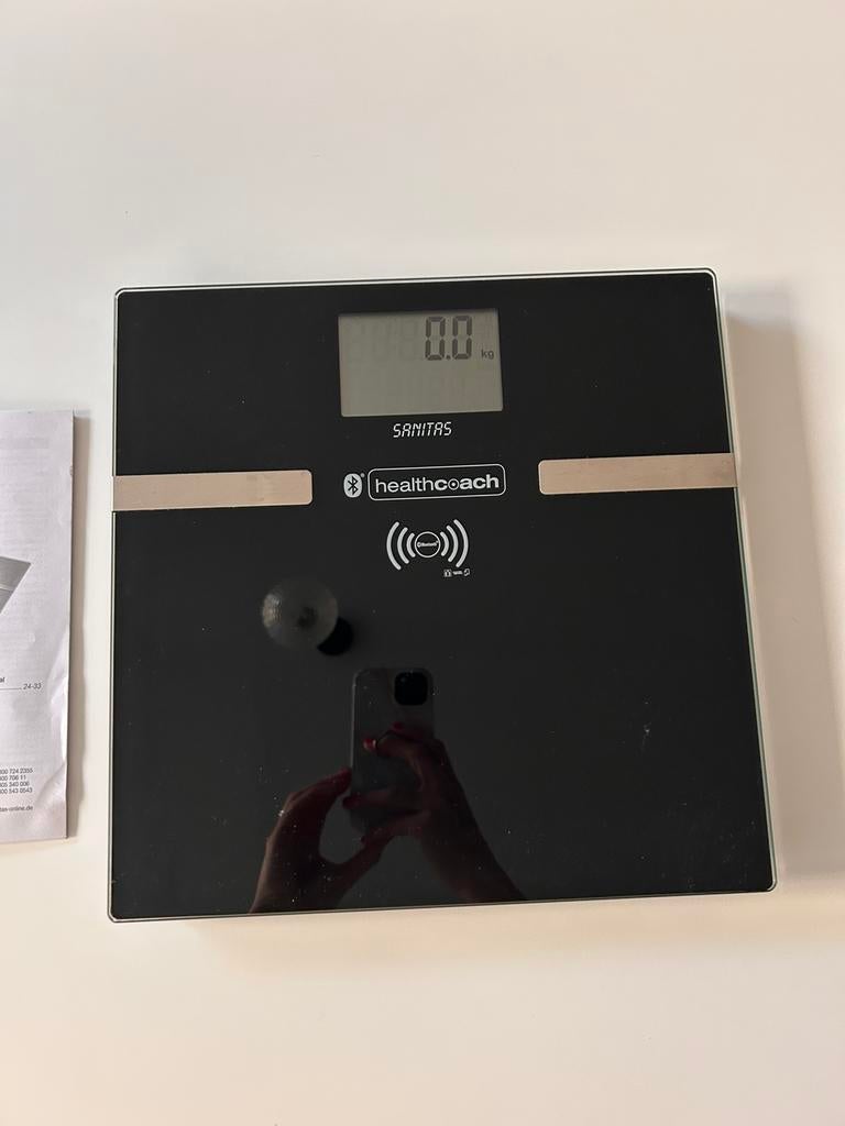 Slimme weegschaal lichaamsanalyse, Electroménager, Balances, Enlèvement ou Envoi, Utilisé, Pèse-personne, Digital