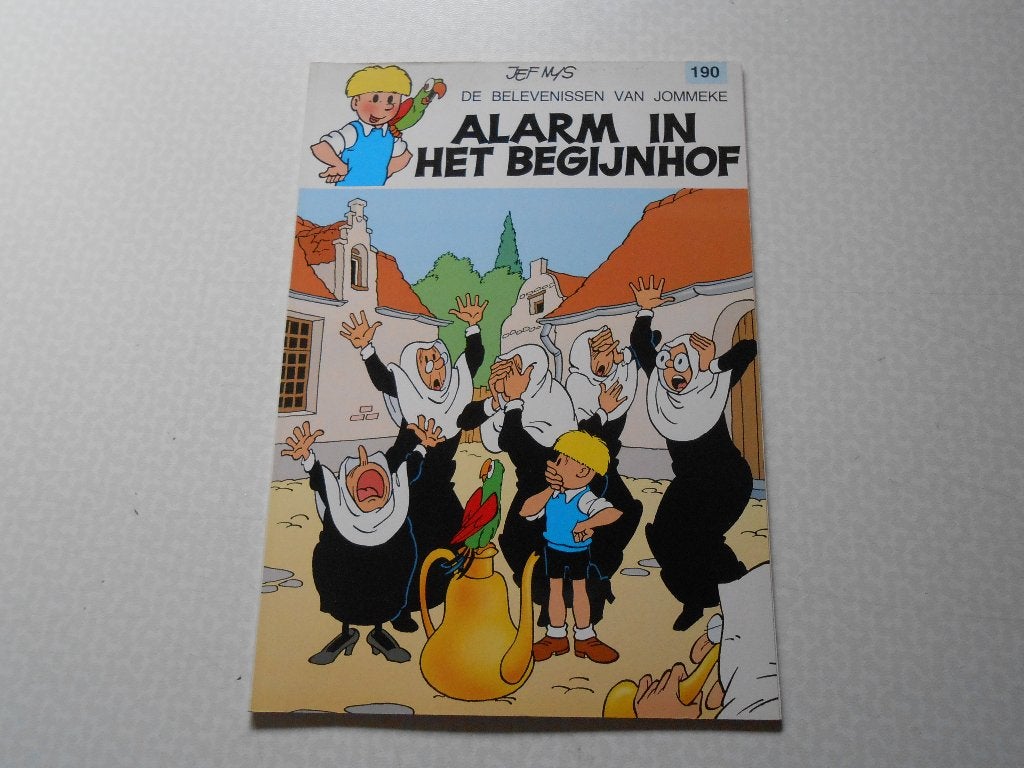 Jommeke 190 Alarm in het begijnhof 1996 1 ste druk., Boeken, Eén stripboek, Nieuw, Jef Nys., Ophalen of Verzenden