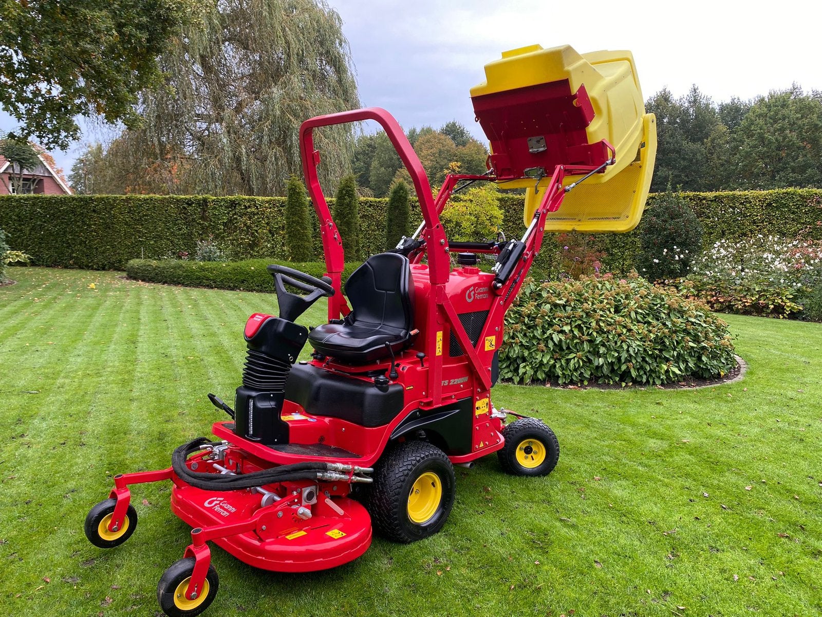 Gianni Ferrari GTS DWH, Tuin en Terras, Ophalen, Zo goed als nieuw, Elektrische starter, 90 tot 120 cm