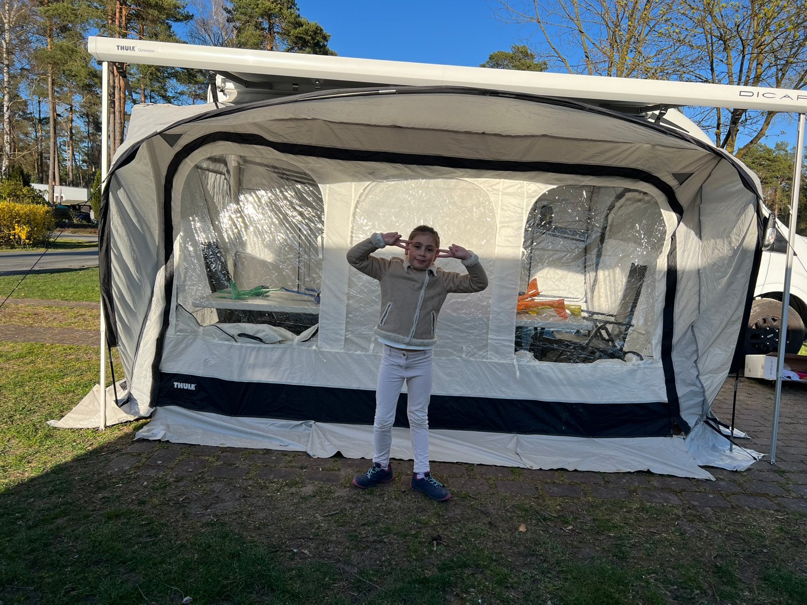 Voortent, Caravans en Kamperen, Voortenten en Luifels, Ophalen, Zo goed als nieuw