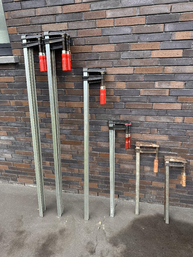 lijmklemmen bessey, Doe-het-zelf en Bouw, Ophalen, Gebruikt