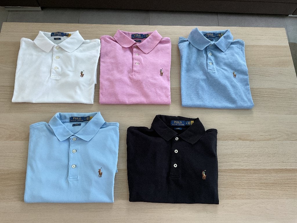 Poloshirts, Kleding | Heren, Polo's, Overige kleuren, Verzenden, Ralph Lauren, Zo goed als nieuw