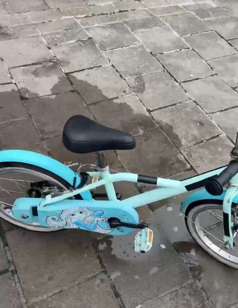 Kinderfiets b-twin 16 inch, Fietsen en Brommers, Ophalen, Zo goed als nieuw, 16 tot 20 inch, B-twin