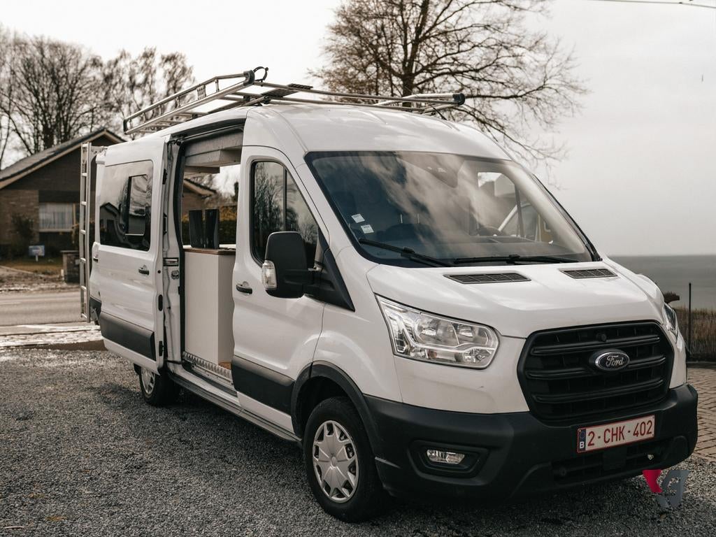 Ford transit camper Euro 6 2022 _75000km_ 26350EUR, Boîte manuelle, Ford, Onduleur, Diesel