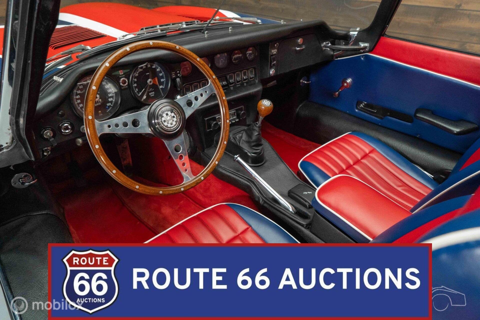 Jaguar E-Type S2 Cabriolet | 1970 | Route 66 Auctions, Zwart, Bedrijf, Handgeschakeld, Overige carrosserie