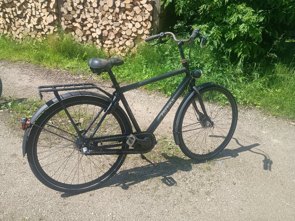 Herenfiets, Gebruikt, Versnellingen, 65 cm of meer, Trommelrem