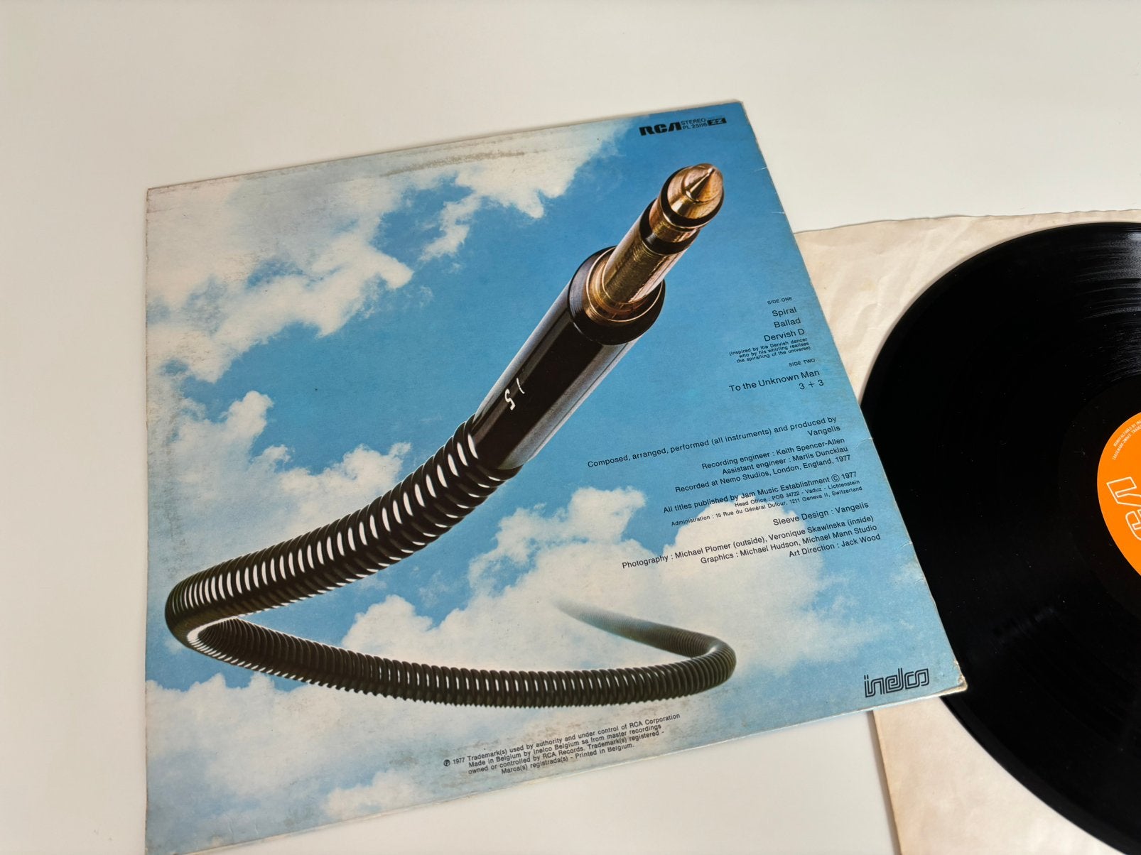 Vangelis Spiral Vinyl, Ophalen, LP, Gebruikt, Elektronisch