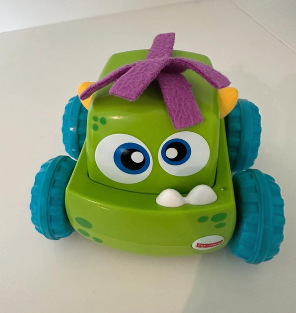 Fisher-Price Push & Drive Monster Truck - stimule motricité, Enlèvement ou Envoi, Comme neuf