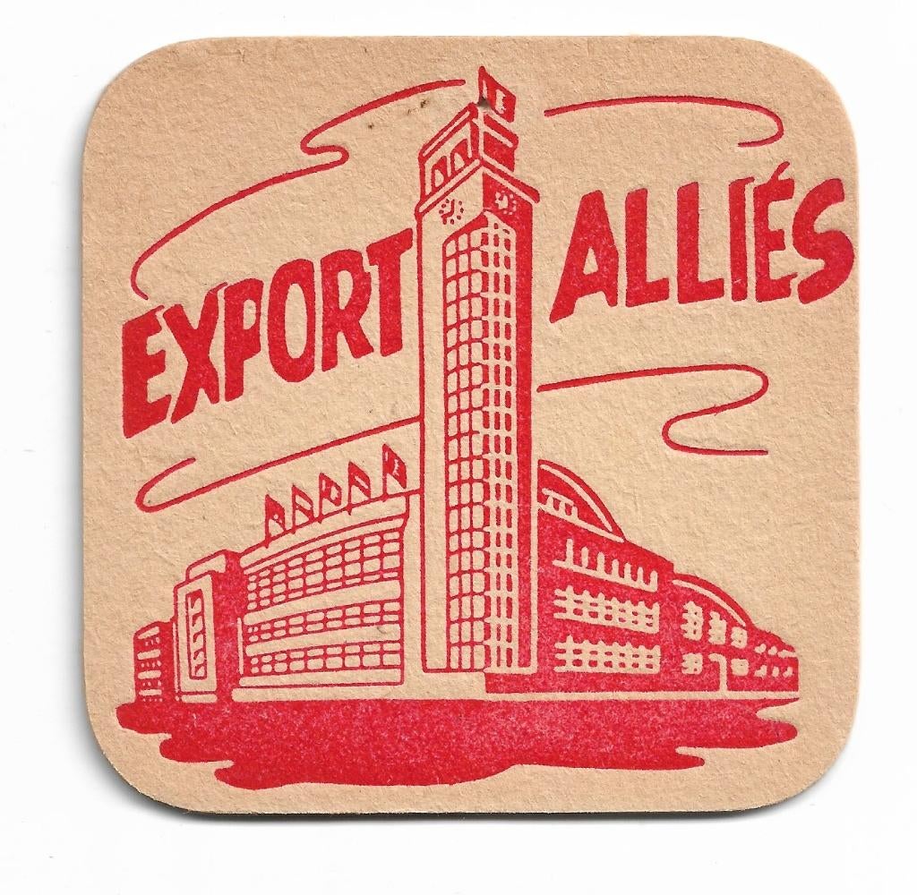 sous bock Alliés, Collections, Marques de bière, Enlèvement ou Envoi, Neuf, Sous-bock