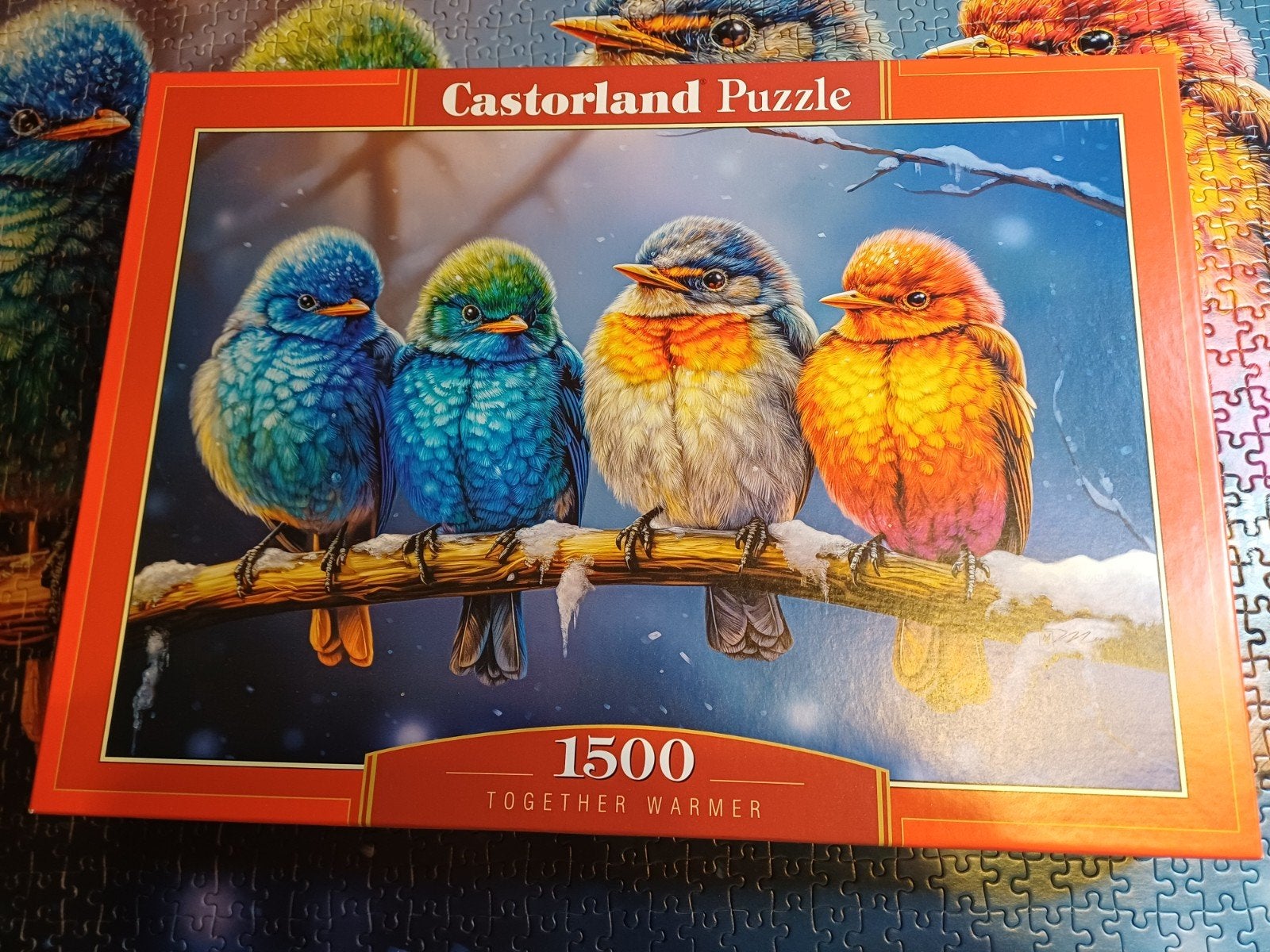 Castorland 1500 stukjes, Ophalen, 500 t/m 1500 stukjes, Zo goed als nieuw, Legpuzzel