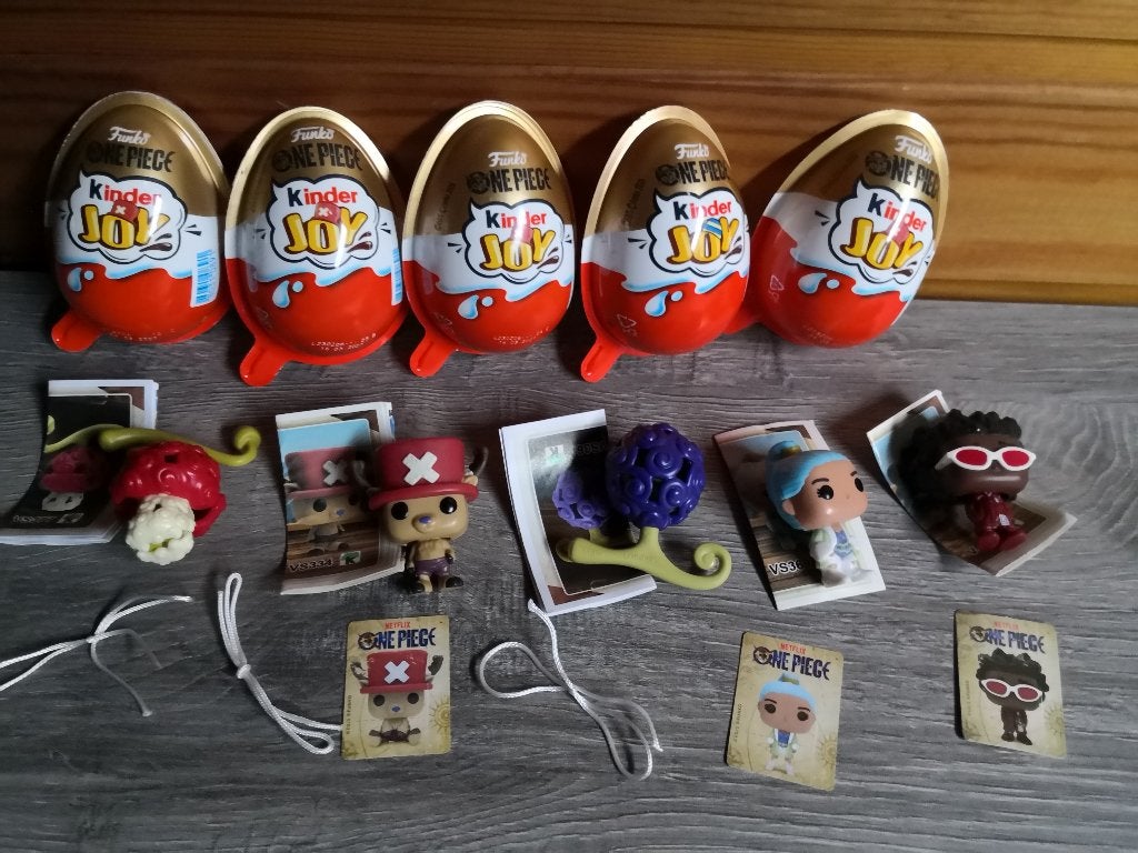 Kinder Joy one piece - 5 figuurtjes in lot, Enlèvement