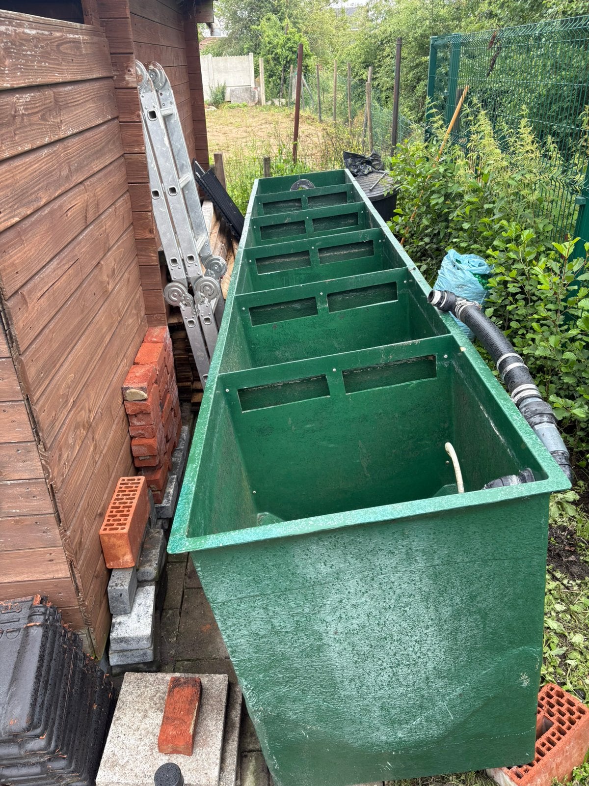 Zeer grote vijverfilter 4 m20 lang, Tuin en Terras, Vijvers, Ophalen, Zo goed als nieuw