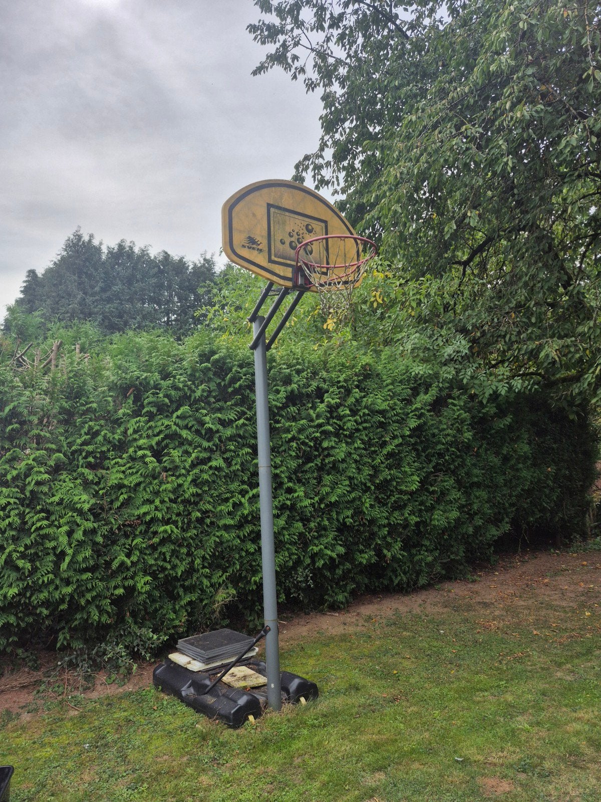 Panier de basket sur pied, Enlèvement, Utilisé, Ballon