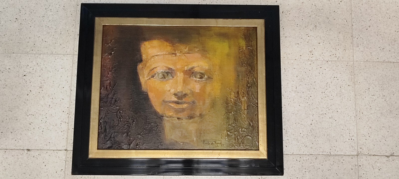 schilderij Cecile de rouck jaar 1919, Antiek en Kunst, Kunst | Schilderijen | Klassiek, Ophalen of Verzenden, Gesigneerd