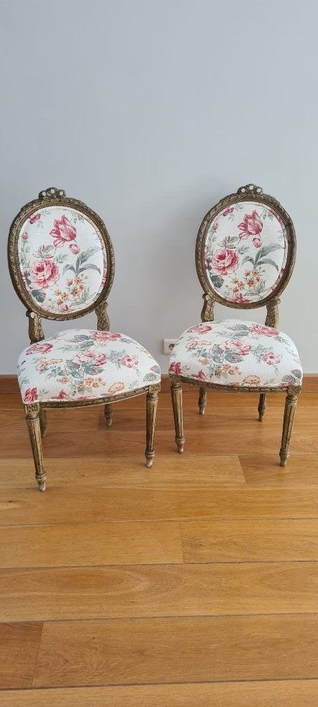 2 chaises style Louis XVI, Enlèvement