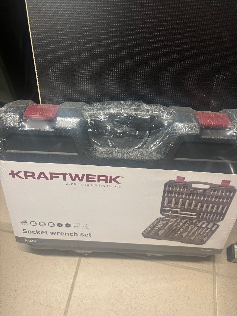 Mallette d’outils Kraftwerk -200 pc, Enlèvement
