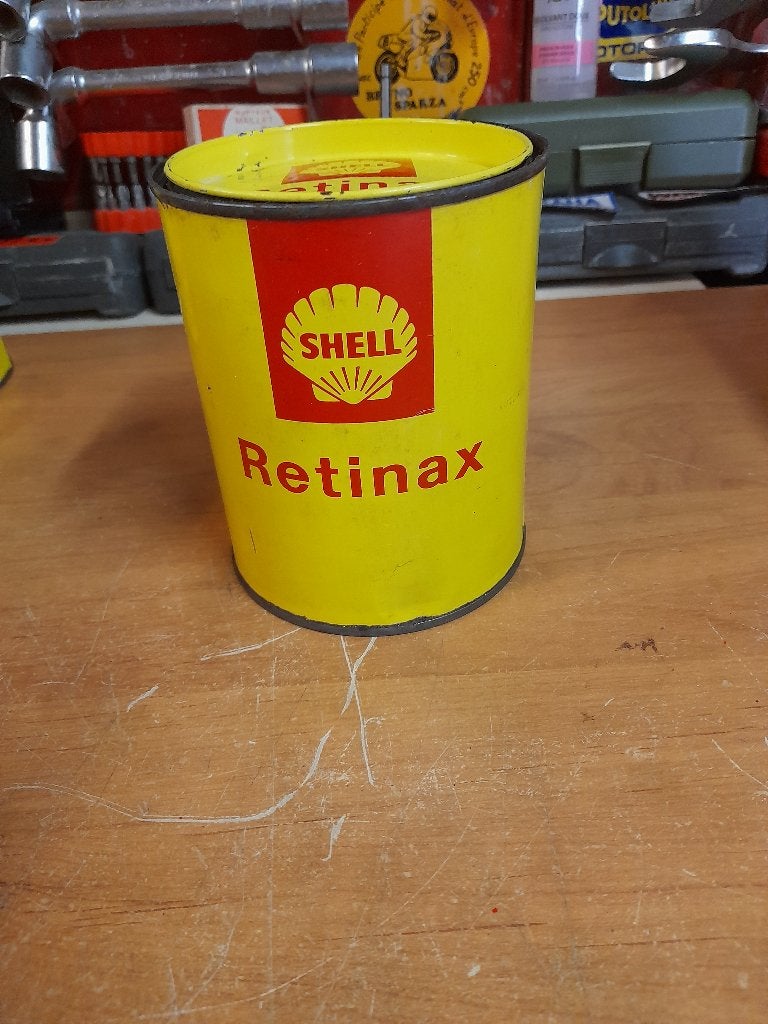 oude lege vetpot met deksel retinax A bis, Ophalen of Verzenden, Gebruikt, Overige typen