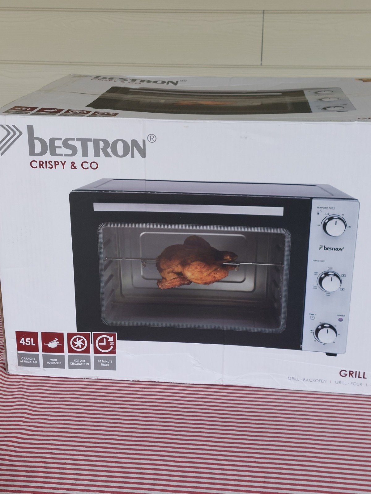 Grill bakoven met draaispit, Elektronische apparatuur, Ophalen, Minder dan 45 cm, Overige merken, Minder dan 45 cm