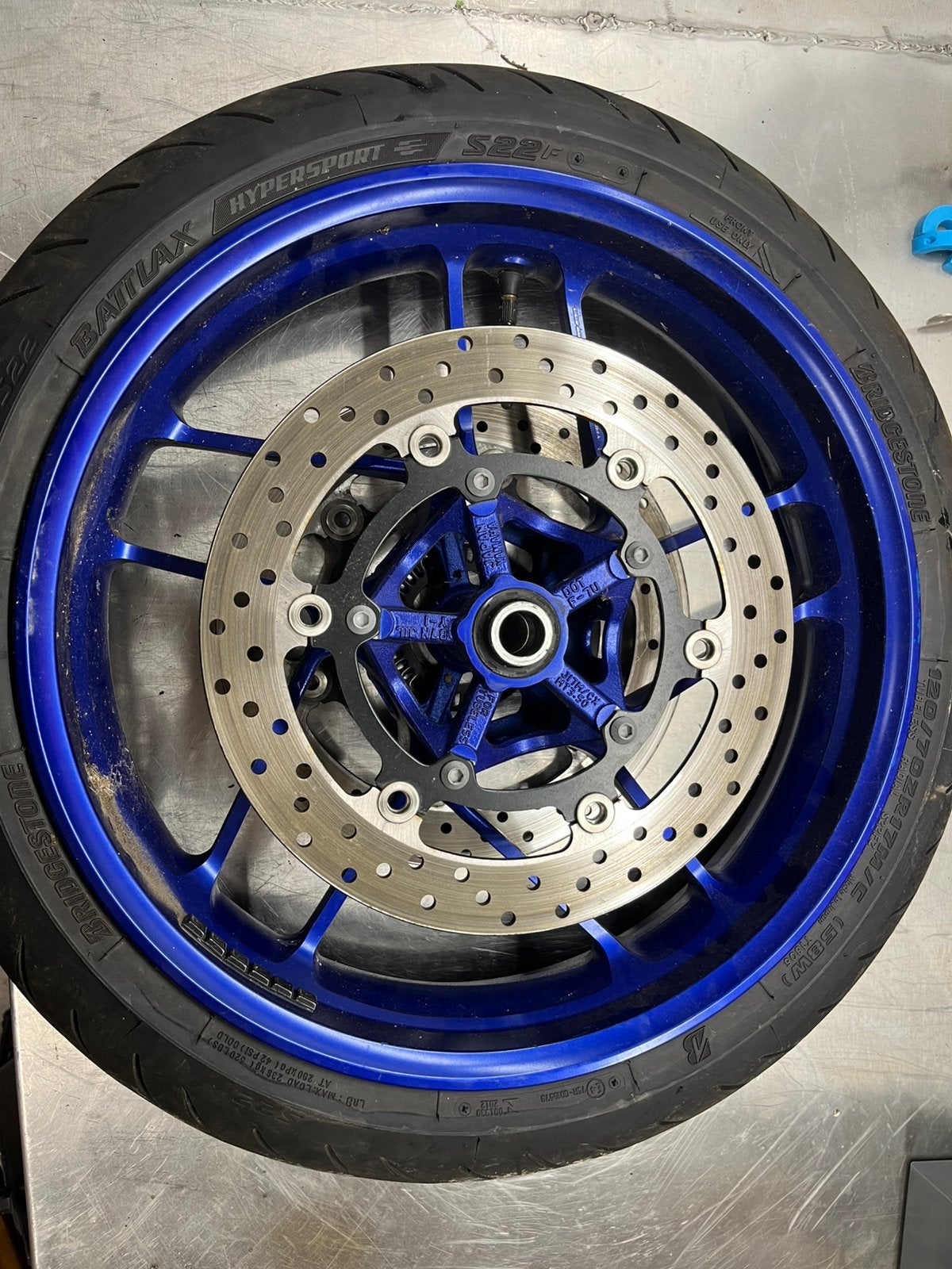 Voorwiel Yamaha Tracer 9 GT, Ophalen of Verzenden, Gebruikt