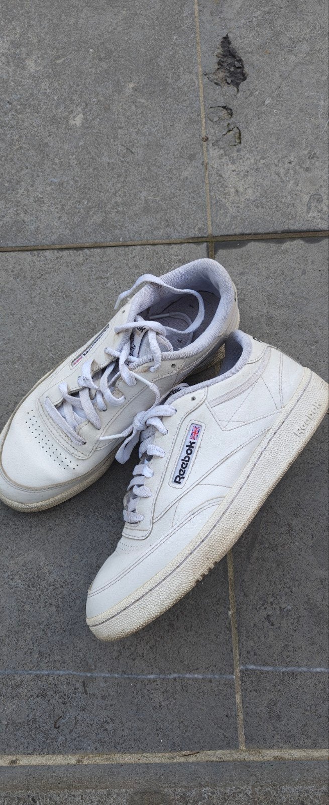 Reebok leer, Wit, Ophalen of Verzenden, Reebok, Sneakers