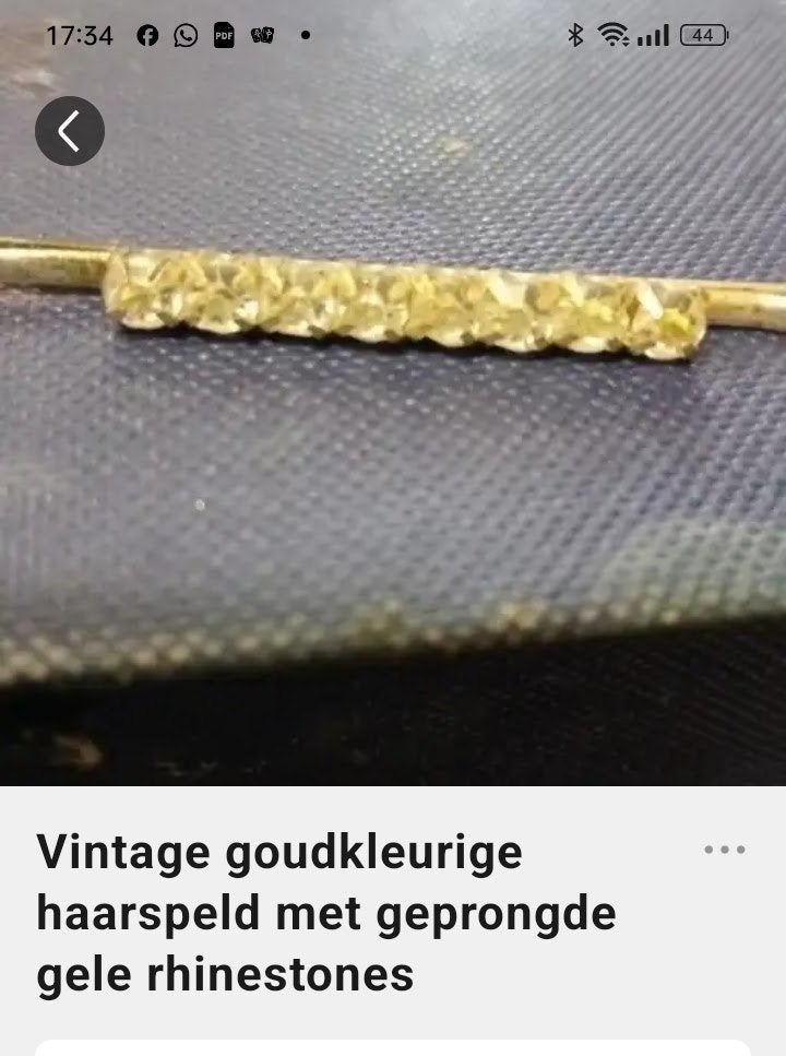 haarspeld goed kleurig, Bijoux, Sacs & Beauté, Enlèvement ou Envoi, Utilisé, Épingle à cheveux