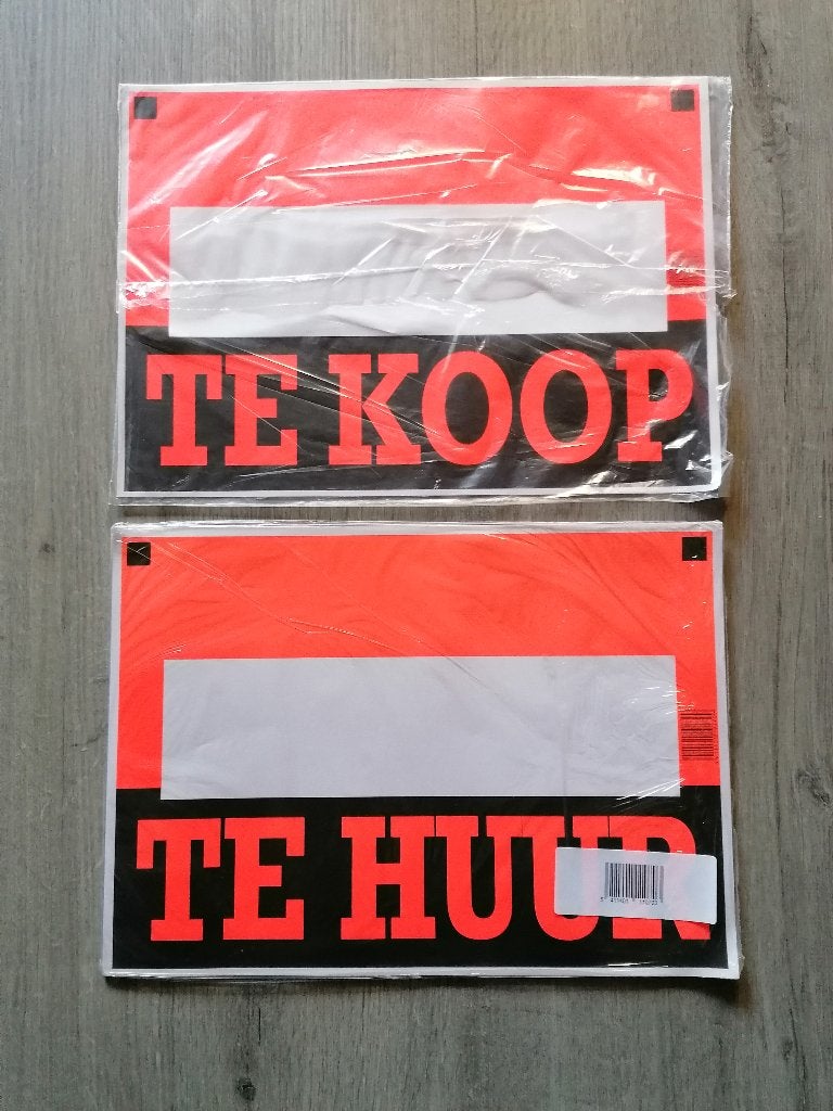 Te Koop - Te Huur, Ophalen of Verzenden, Nieuw zonder verpakking