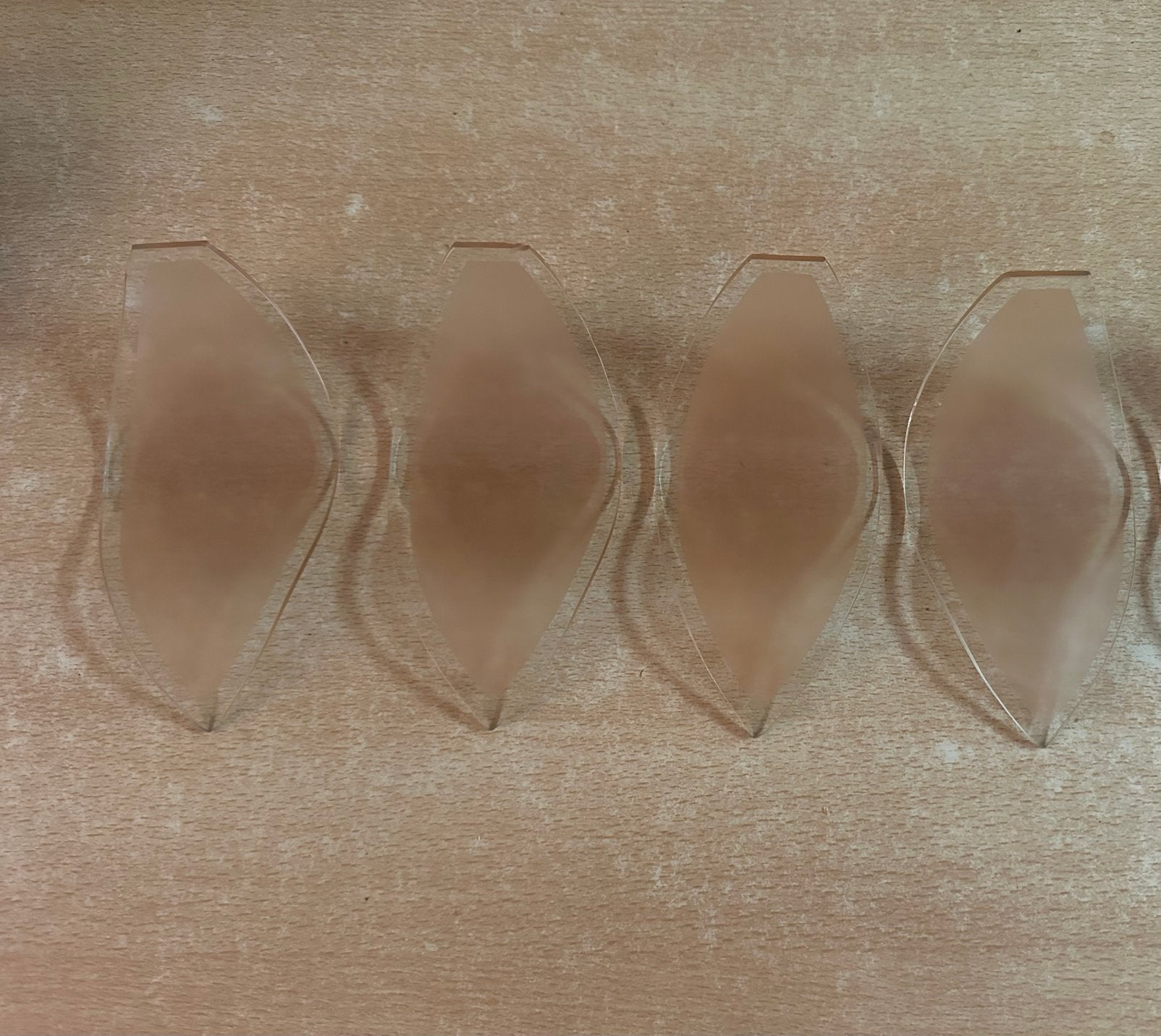 Roze glaasjes voor Lotuslamp, Ophalen of Verzenden, Gebruikt