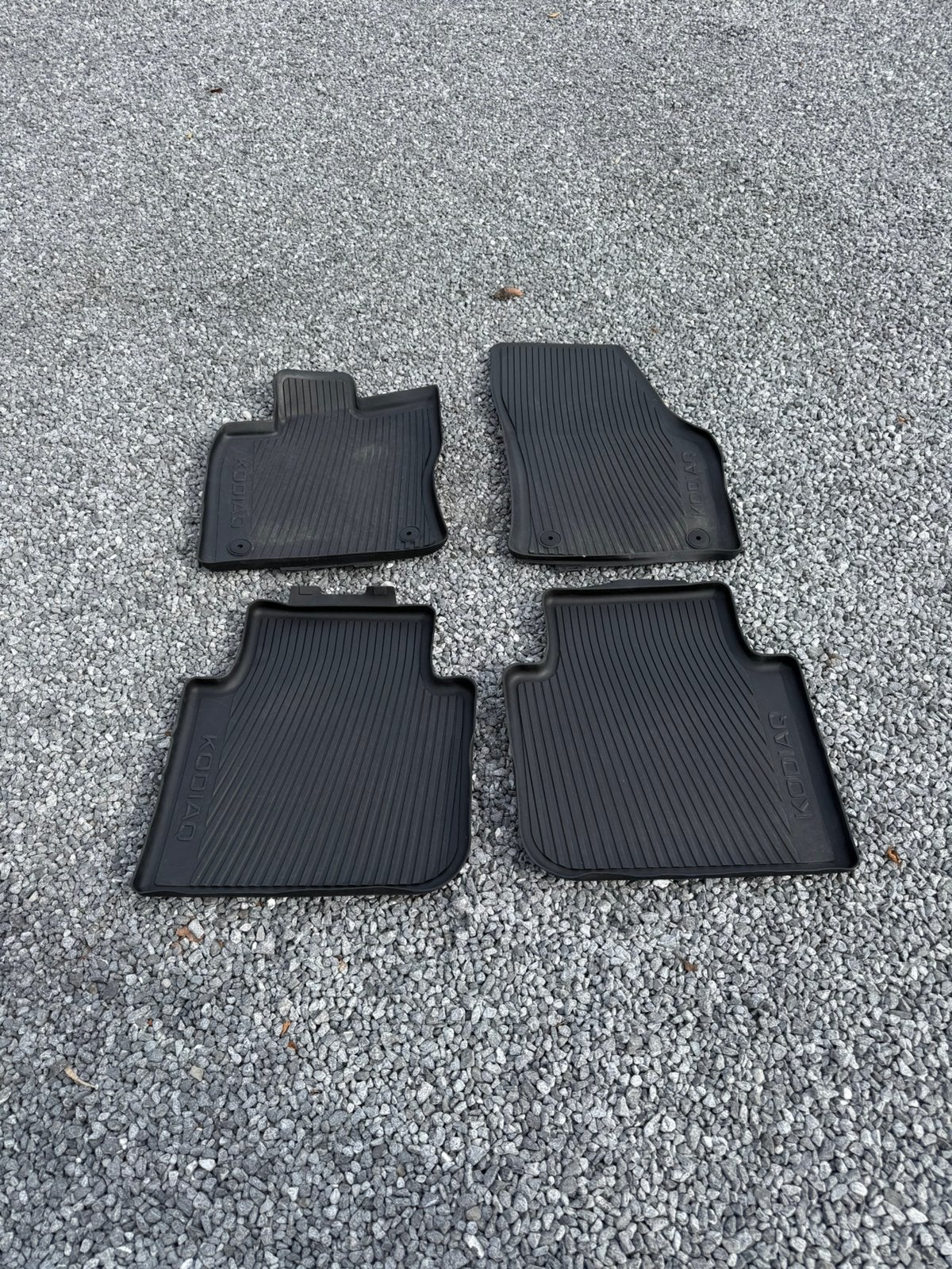 Tapis en caoutchouc Skoda Kodiaq, Enlèvement, Comme neuf