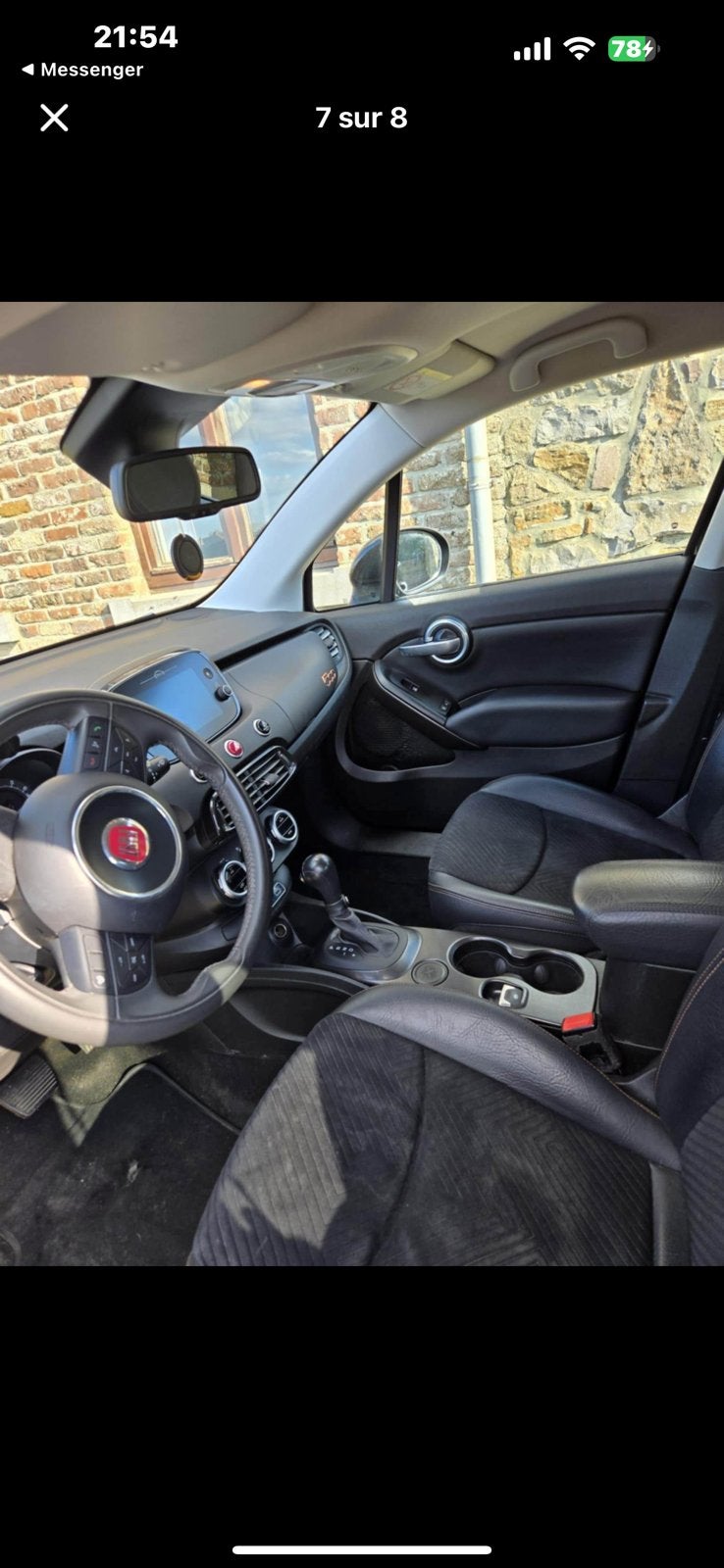 Fiat 500x, Autos, Fiat, 100 kW, Achat, 500X, Noir