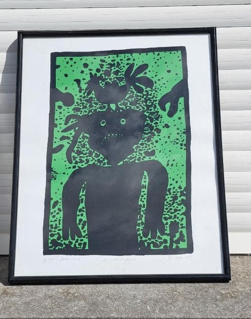 lithographie signe, Enlèvement ou Envoi, Lithographie