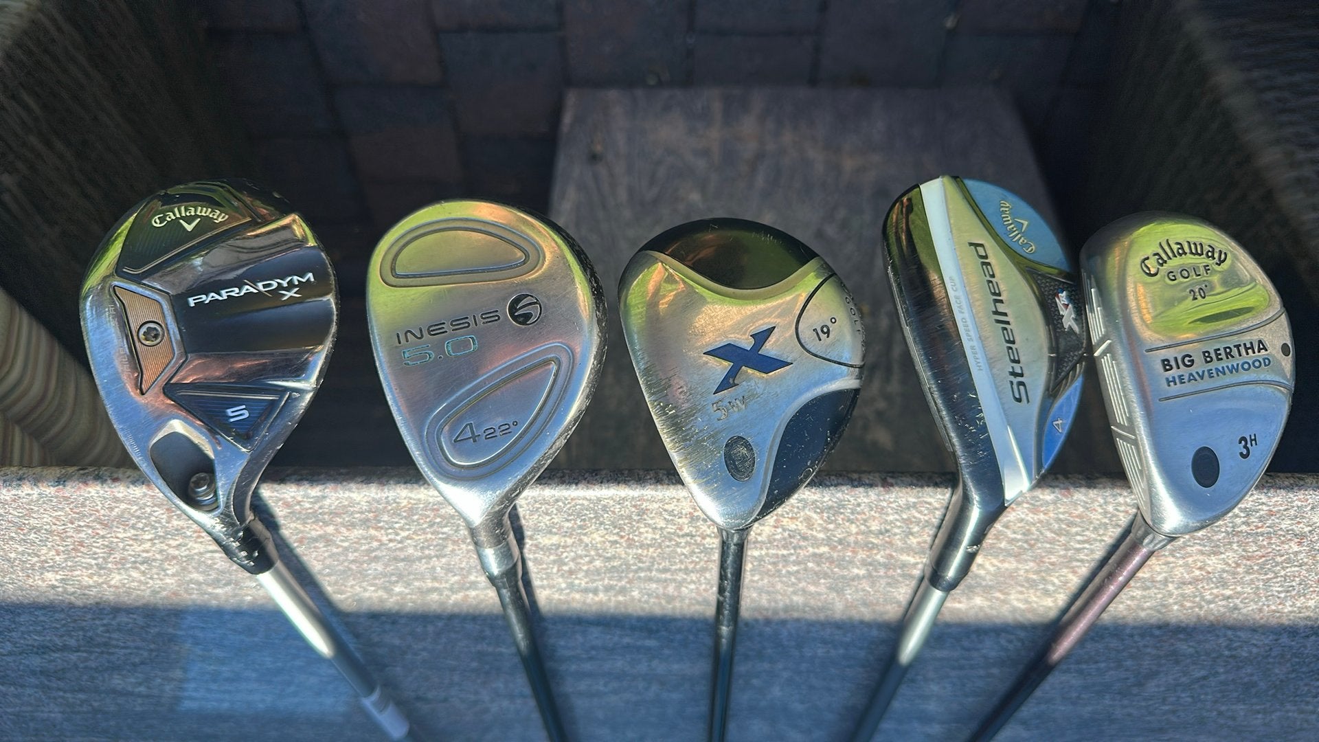 Hybrides en woods voor linkshandige dame, Sport en Fitness, Golf, Ophalen, Zo goed als nieuw, Club, Callaway