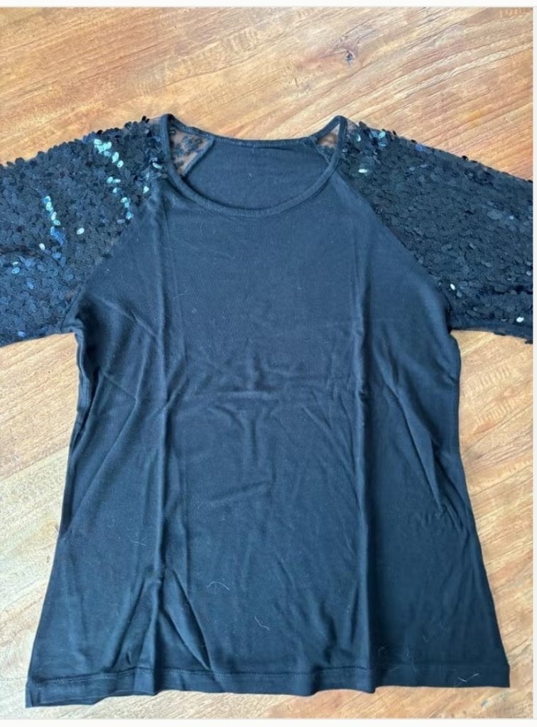 T shirt vintage maat M, Kleding | Dames, T-shirts, Maat 38/40 (M), Zwart, Ophalen of Verzenden, Zo goed als nieuw