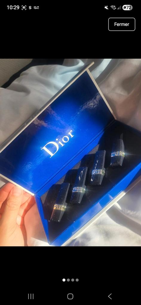 Coffret mini rouge a levre dior, Envoi