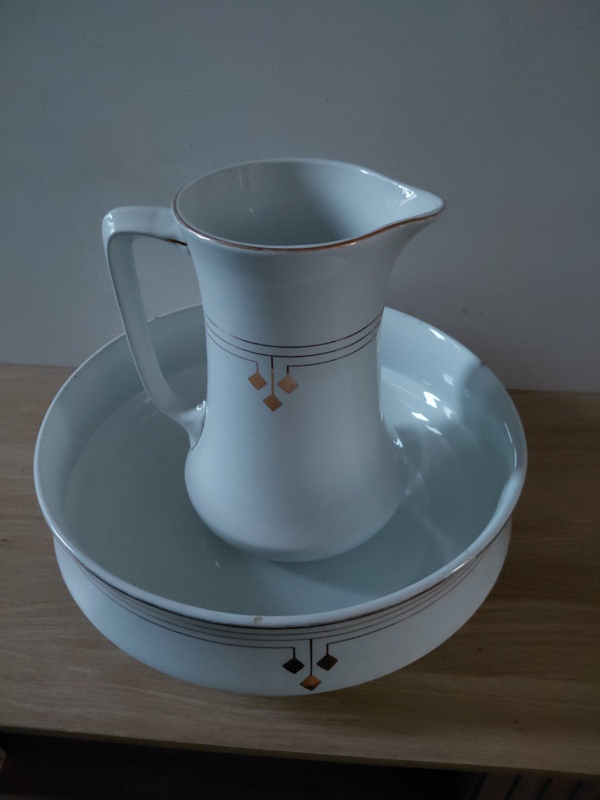2 delig art-deco-lampetstel van Bardonviller, Ophalen