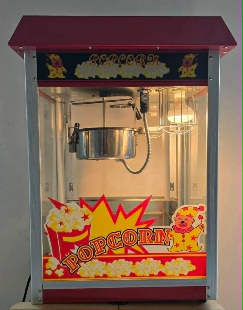Professionele popcornmachine te huur, Ophalen, Nieuw