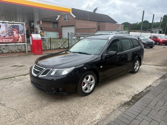 Saab 93 Station Airco Leer Xenon Nav! Riem/Koppeling Nieuw!, Euro 5, Zwart, 4 cilinders, Zwart