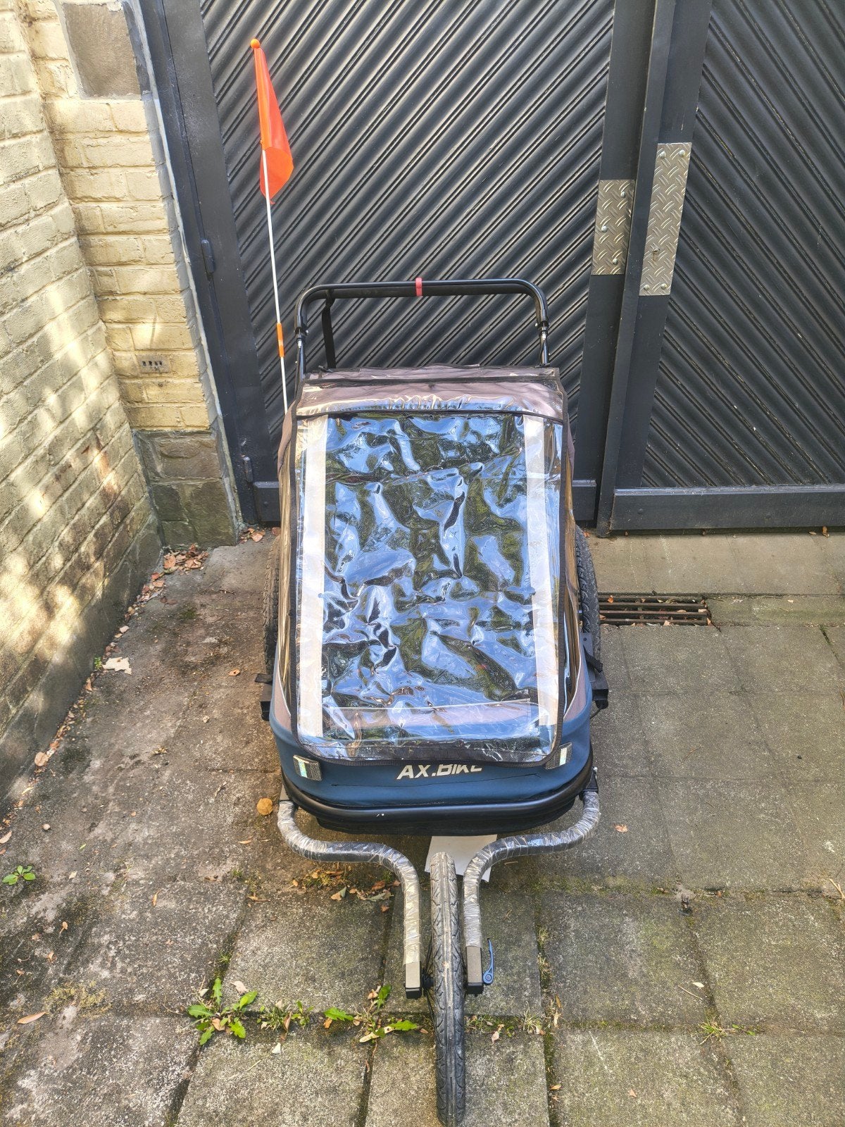 charette jogging/ poussette 2 places, Kinderen en Baby's, Kinderwagens en Combinaties, Ophalen, Zo goed als nieuw, Kinderwagen