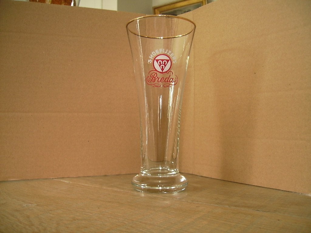 oude bier glazen ( 1 ), Ophalen of Verzenden, Nieuw, Glas of Glazen, Overige merken