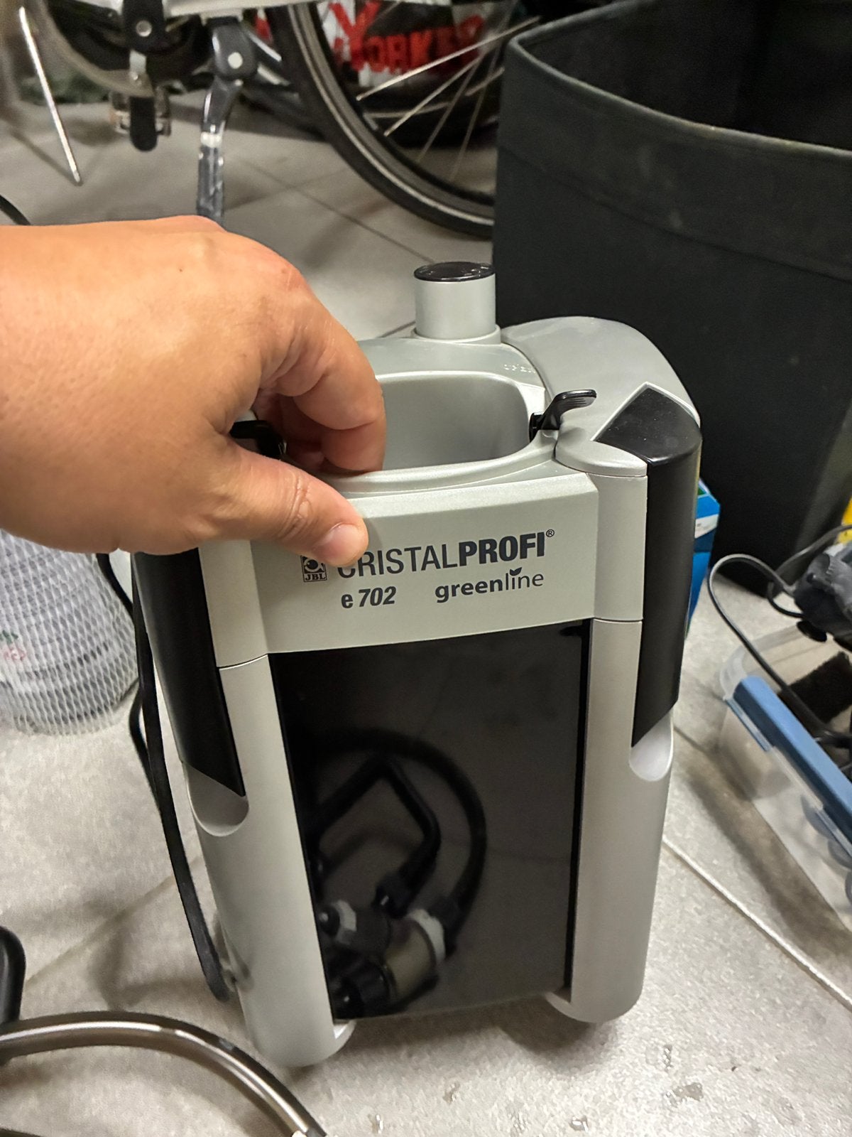 JBL CristalProfi e702 filter, Dieren en Toebehoren, JBL, Zo goed als nieuw, Filter, Inclusief slangen