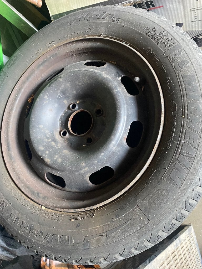 Velgen met band, Auto-onderdelen, Banden en Velgen, Ophalen, Gebruikt, 15 inch, Velg(en)