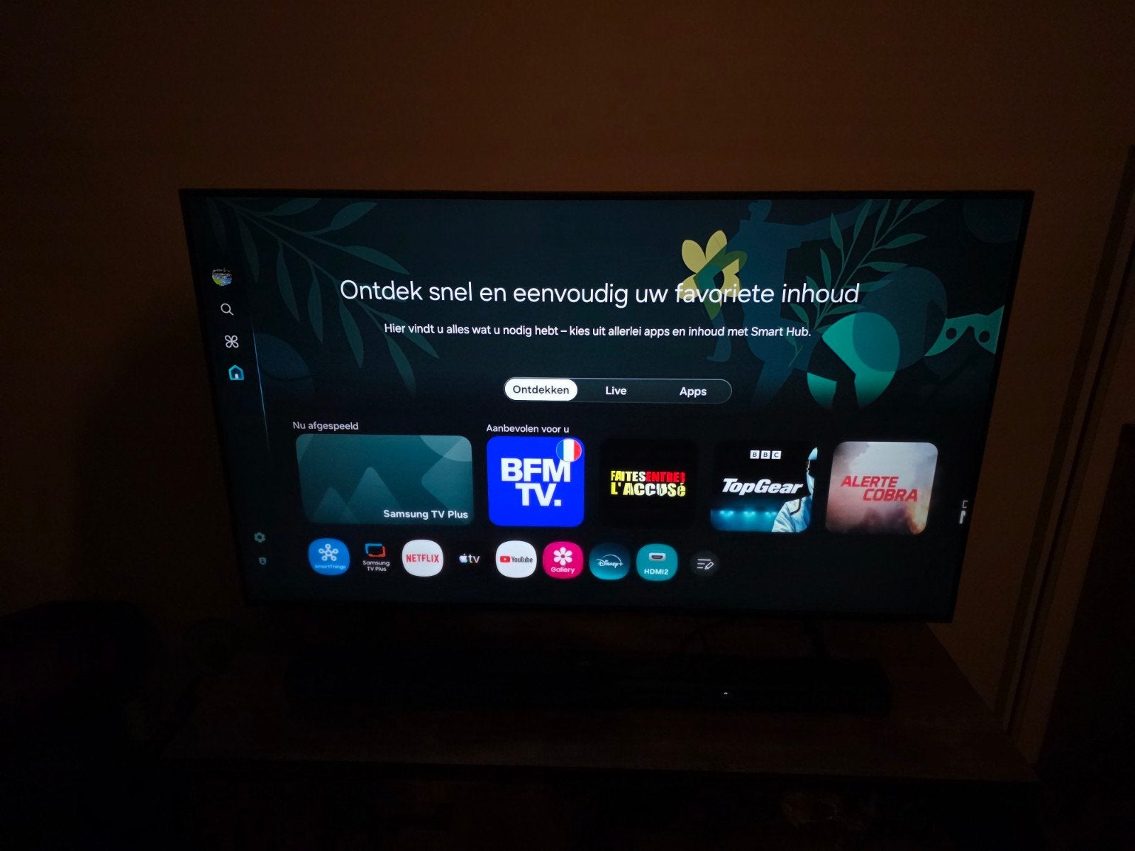 Samsung Crystal UHD 55 inch, Audio, Tv en Foto, Televisies, Gebruikt, 4k (UHD), Samsung, Smart TV, Ophalen