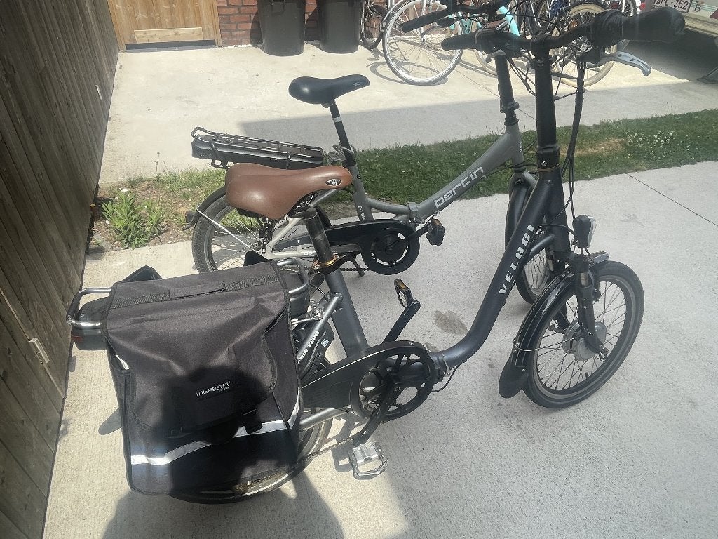 elektrische plooifietsen, Fietsen en Brommers, Fietsen | Vouwfietsen, Gebruikt, Heren, Totaal opvouwbaar, Ophalen