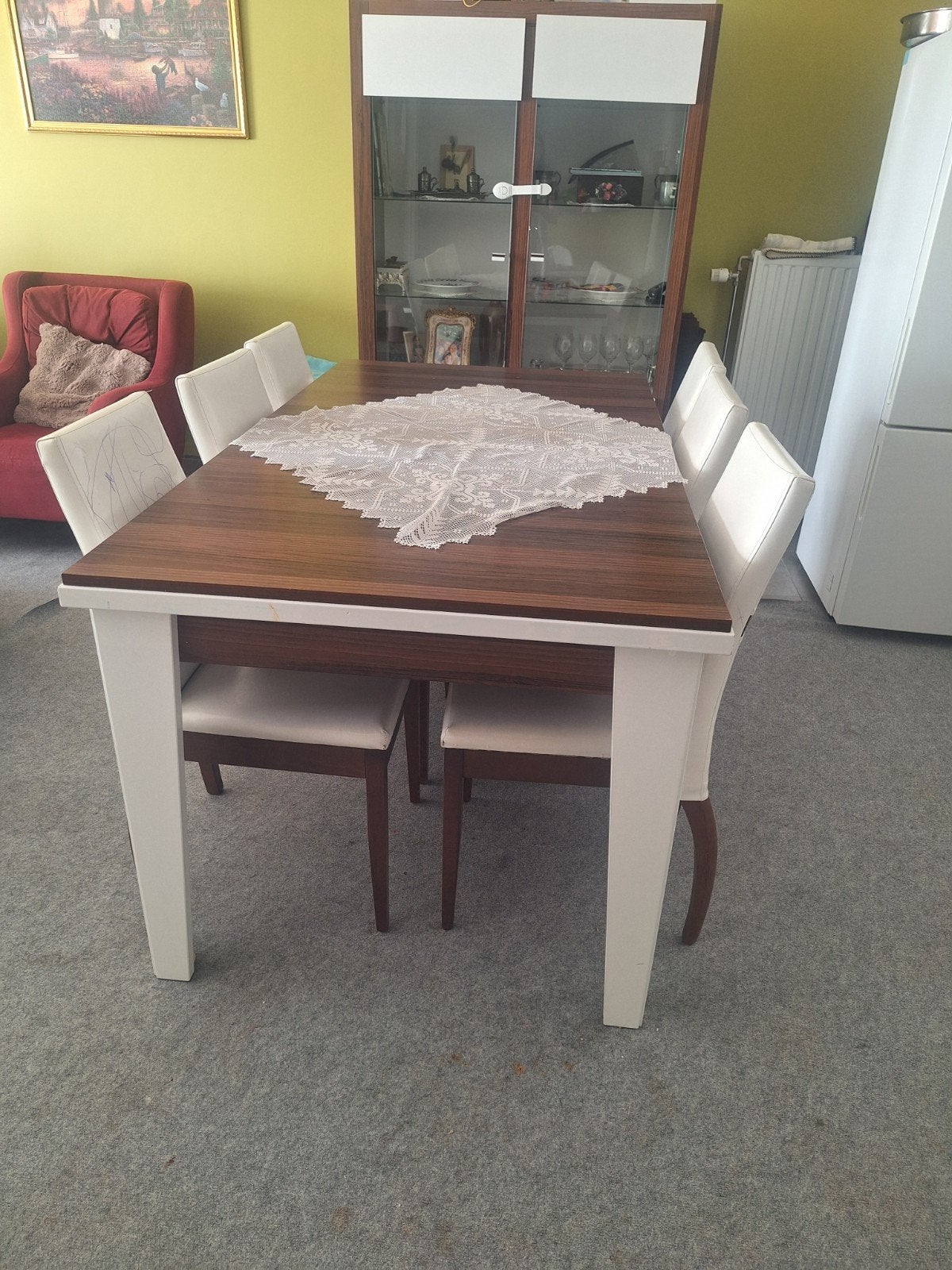 Eettafel en 6 stoelen, Ophalen of Verzenden