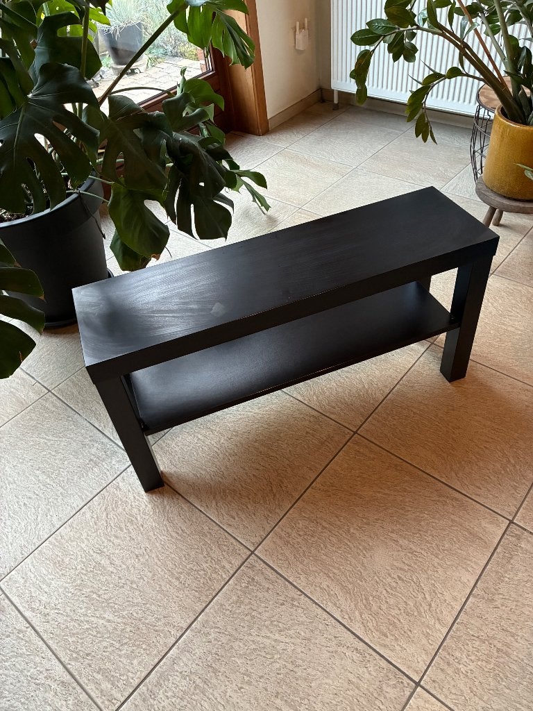 Tafeltje LACK zwart 90 x 26 x 45 in zeer goede staat !, Ophalen, Zo goed als nieuw