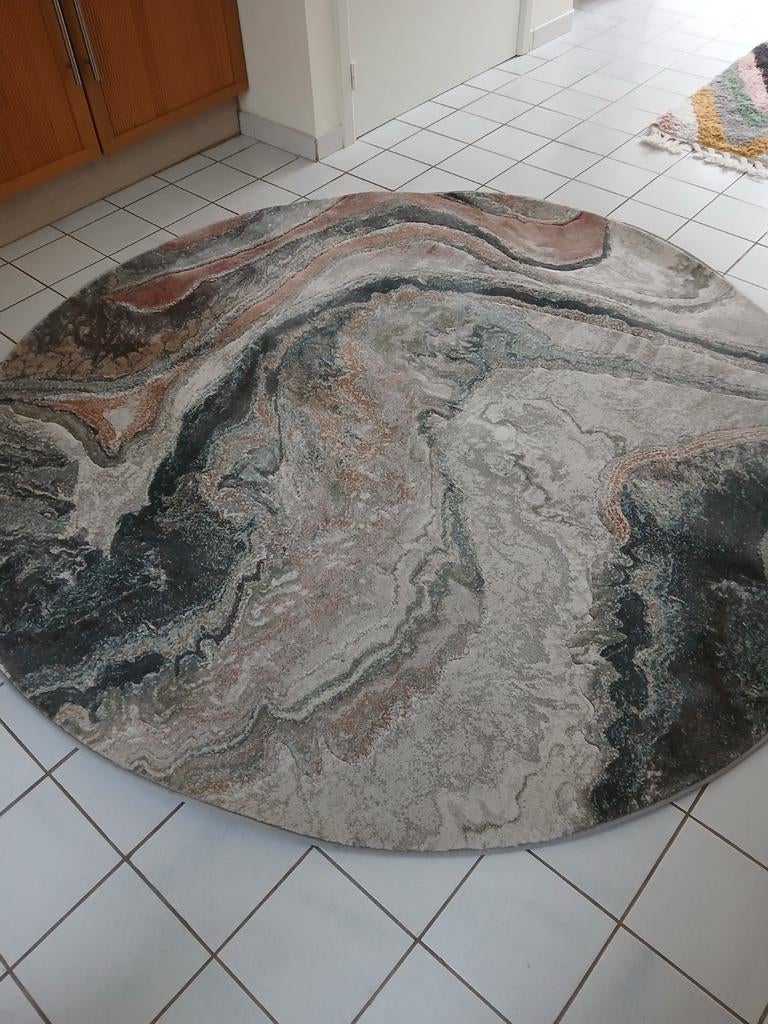 Rond tapijt Aspen Volero 2m diameter, Huis en Inrichting, Stoffering | Tapijten en Vloerkleden, Rond, Ophalen