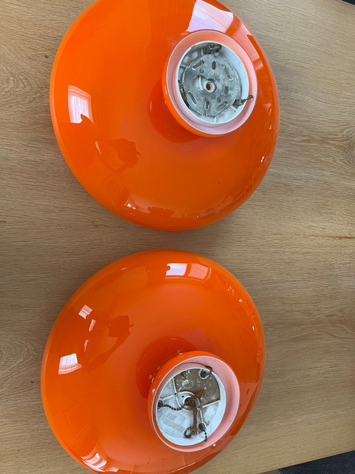 Vintage opaline plafondlampen raak Amsterdam, Ophalen