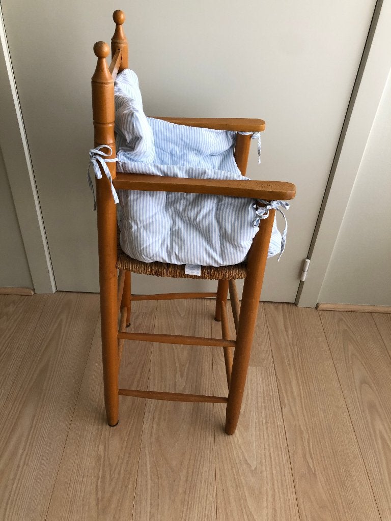 Kinderstoel in hout, hoog model., Ophalen, Gebruikt, Overige typen, Aanschuifbaar
