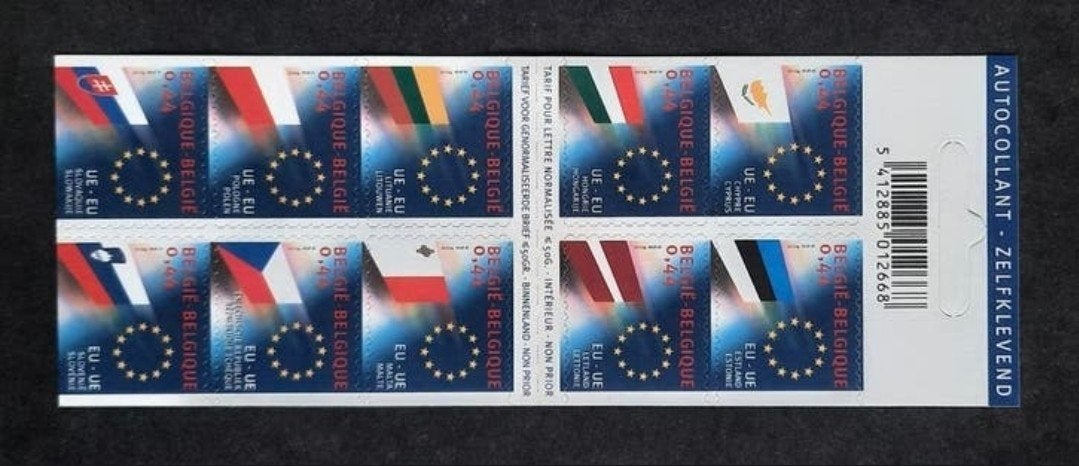 Belgique : COB 3293/02-B44 ** Union européenne 2004., Sans timbre, Neuf, Enlèvement ou Envoi, Non oblitéré