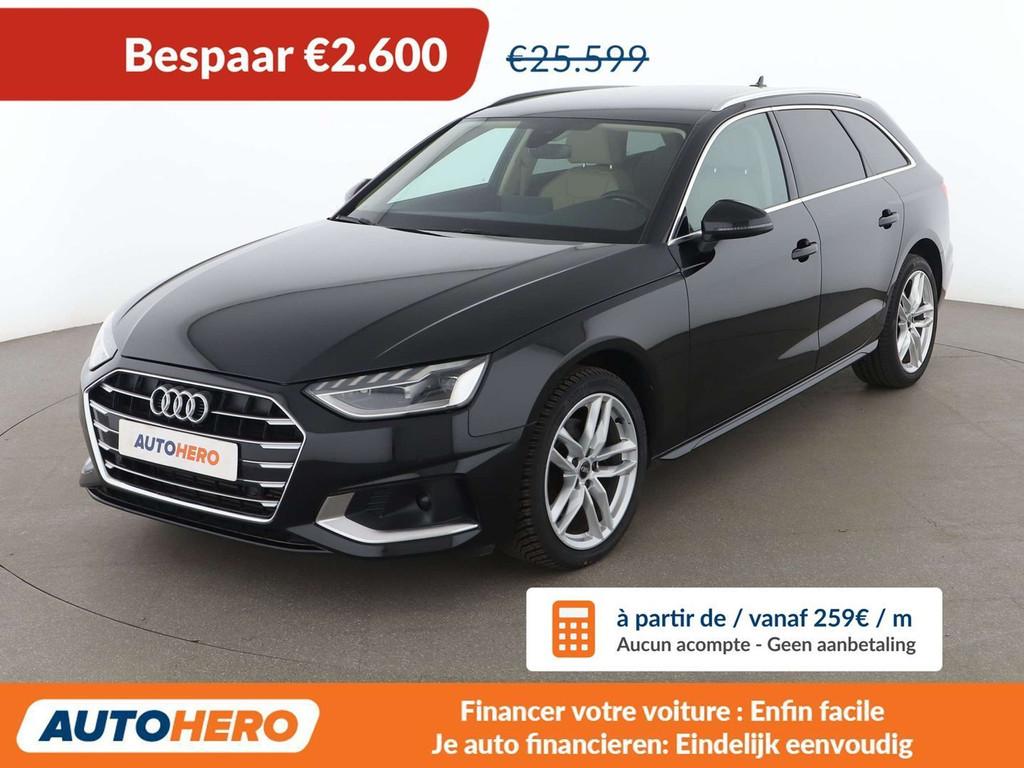 Audi A4 35 TFSI Mild-Hybrid advanced (automatique), Cuir, A4, Noir, 5 portes